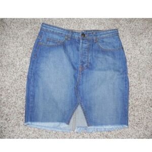 Free People Jean Skirt Womens Size 29